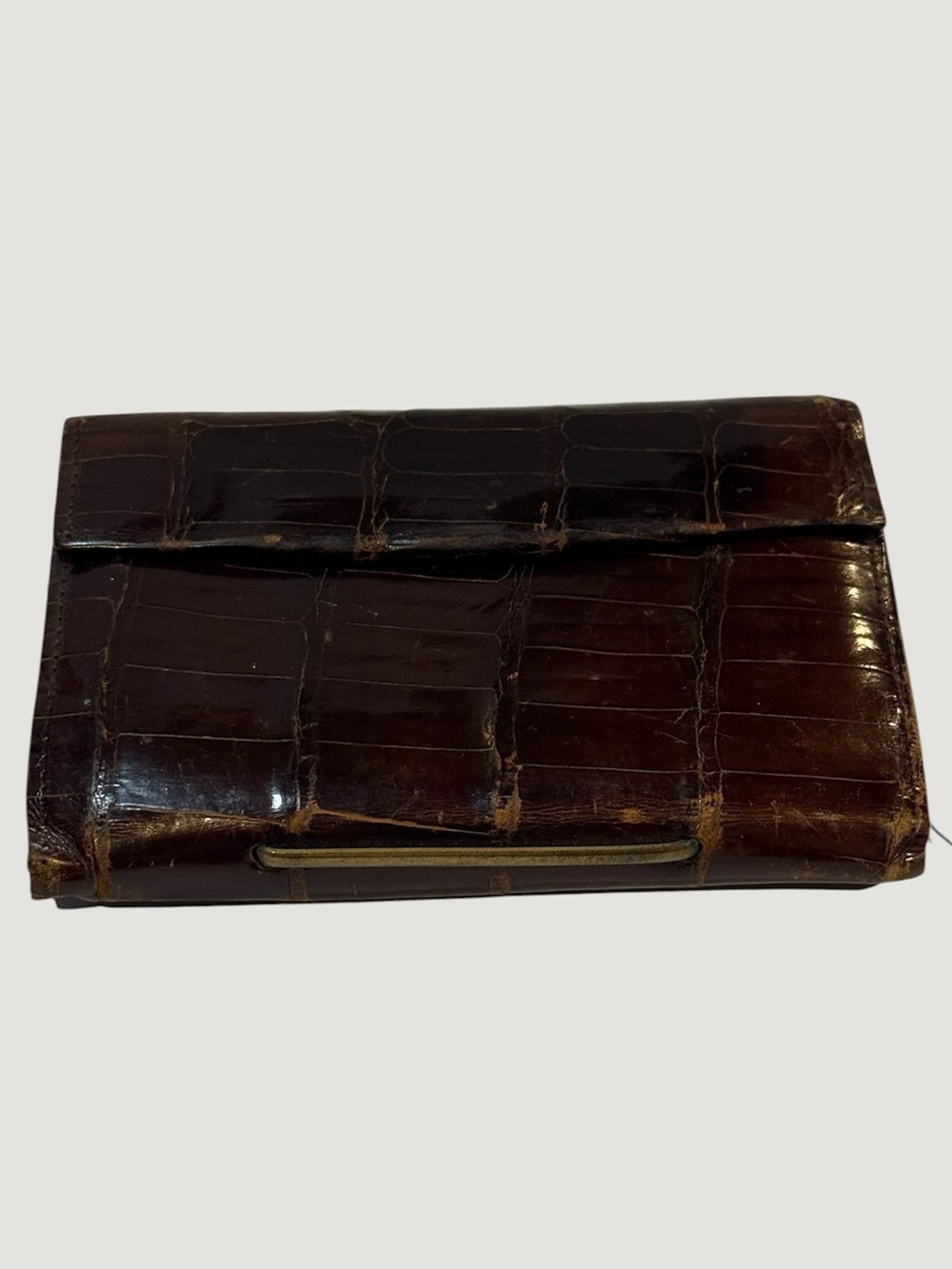 Vintage Genuine Alligator Bifold Men’s Wallets